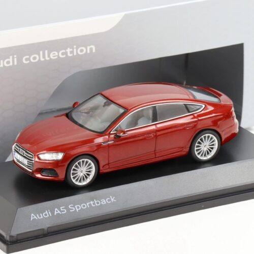 1:43 Spark Audi A5 Sportback Matador red metallic 2017 DEALER VERSION