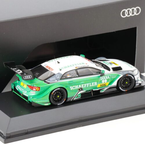 1:43 Spark Audi RS5 DTM 2018 Mike Rockenfeller DEALER VERSION - Image 2