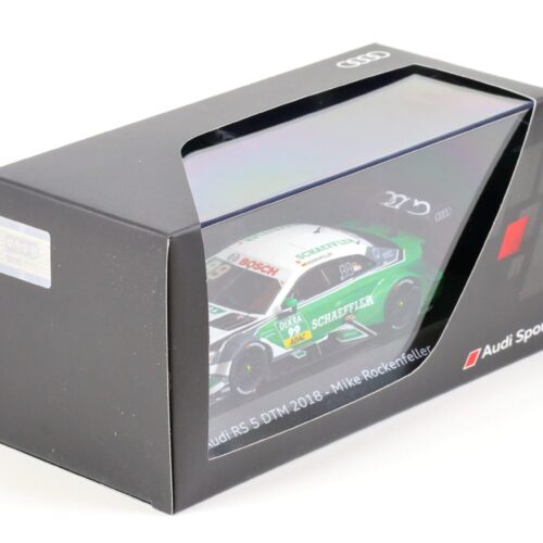1:43 Spark Audi RS5 DTM 2018 Mike Rockenfeller DEALER VERSION - Image 3