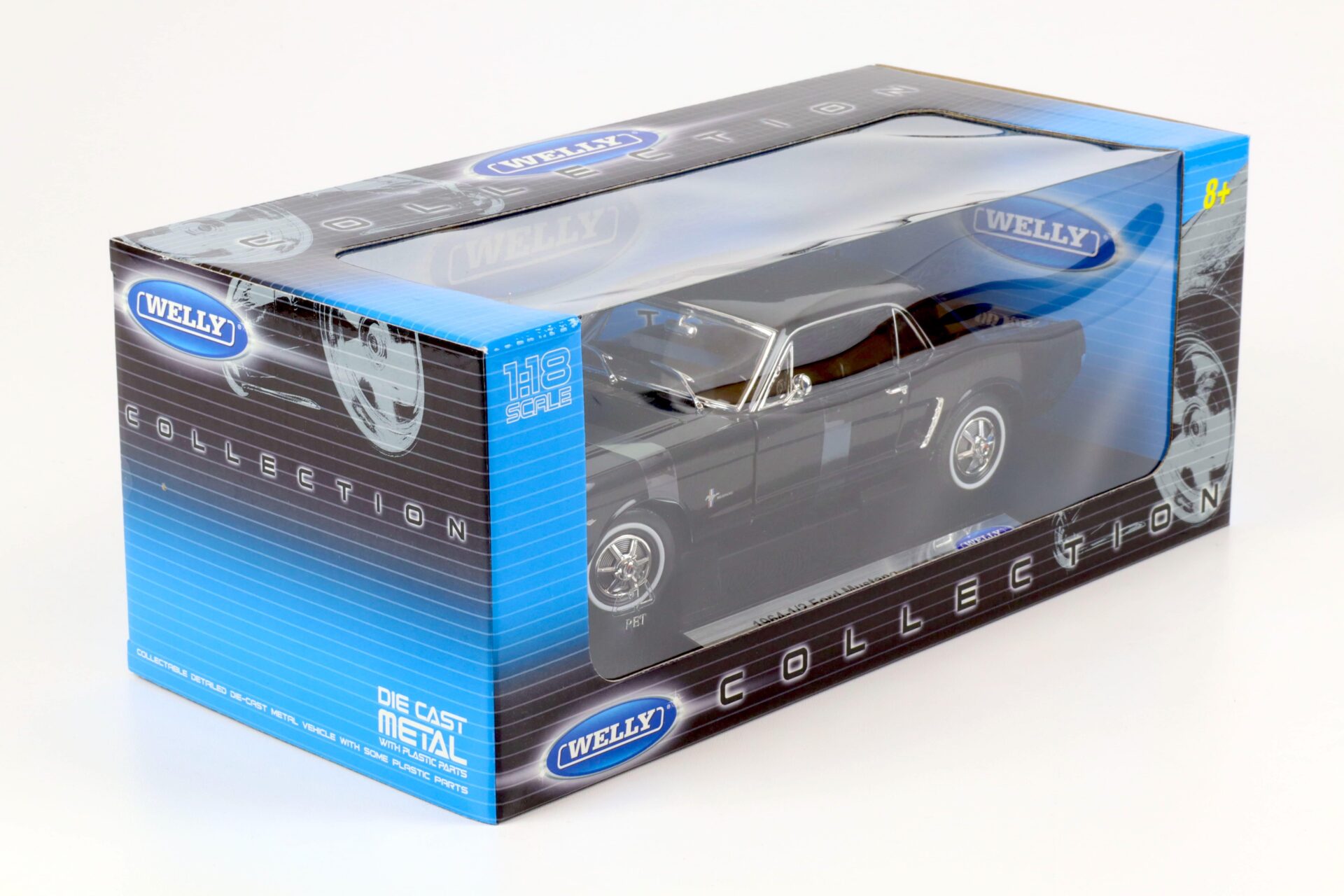 1:18 Welly 1964-1/2 Ford Mustang Coupe black