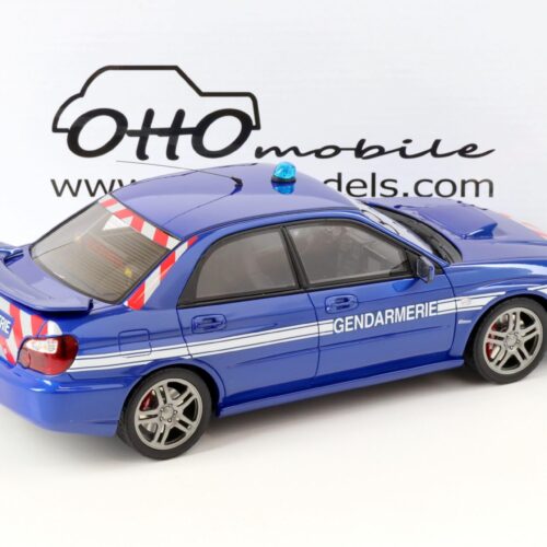 1:18 OTTO mobile OT948 Subaru Impreza STI WRX Gendarmerie blue 2006
