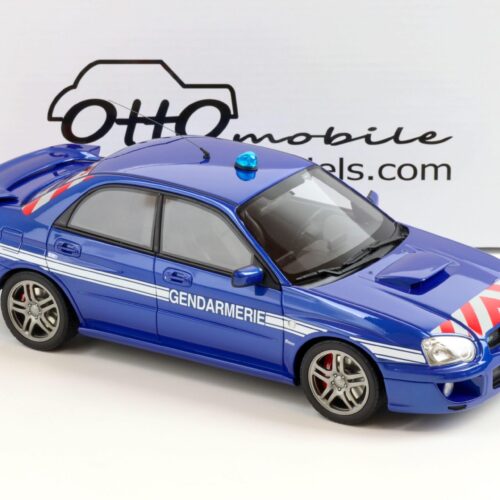 1:18 OTTO mobile OT948 Subaru Impreza STI WRX Gendarmerie blue 2006