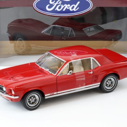 1:18 Greenlight 1967 Ford Mustang GT Coupe red USA Exclusive