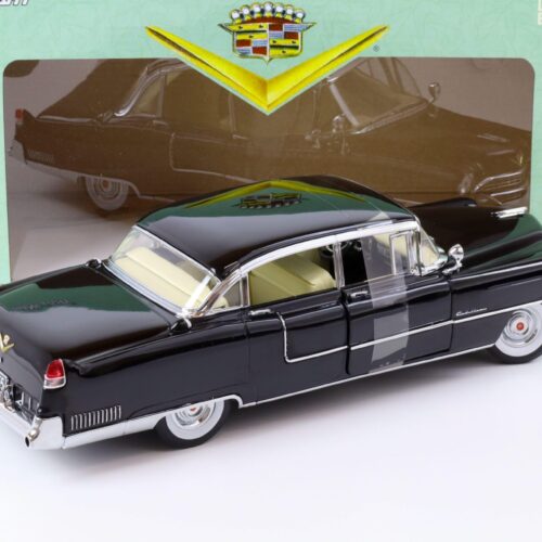 1:18 Greenlight 1955 Cadillac Fleetwood Series 60 Special black
