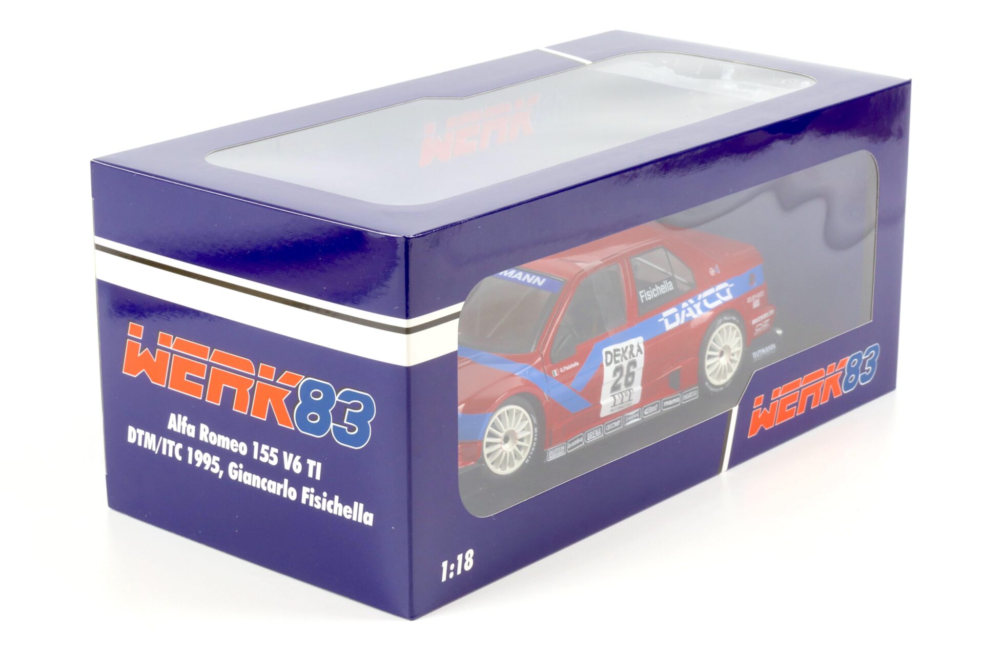 1:18 WERK83 Alfa Romeo 155 V6 Ti DTM / ITC 1995 #26 Alfa Corse 2 Fisichella