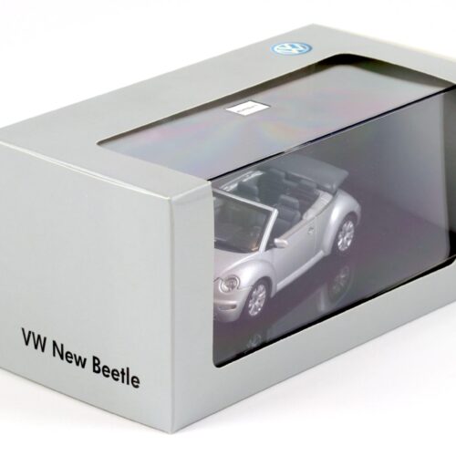 1:43 AUTOart VW Beetle Cabriolet reflex silver metallic 59758
