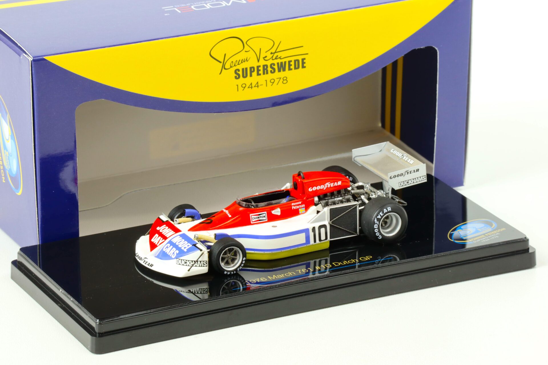 1:43 TSM 1976 March 761 Dutch GP #10 Ronnie Peterson