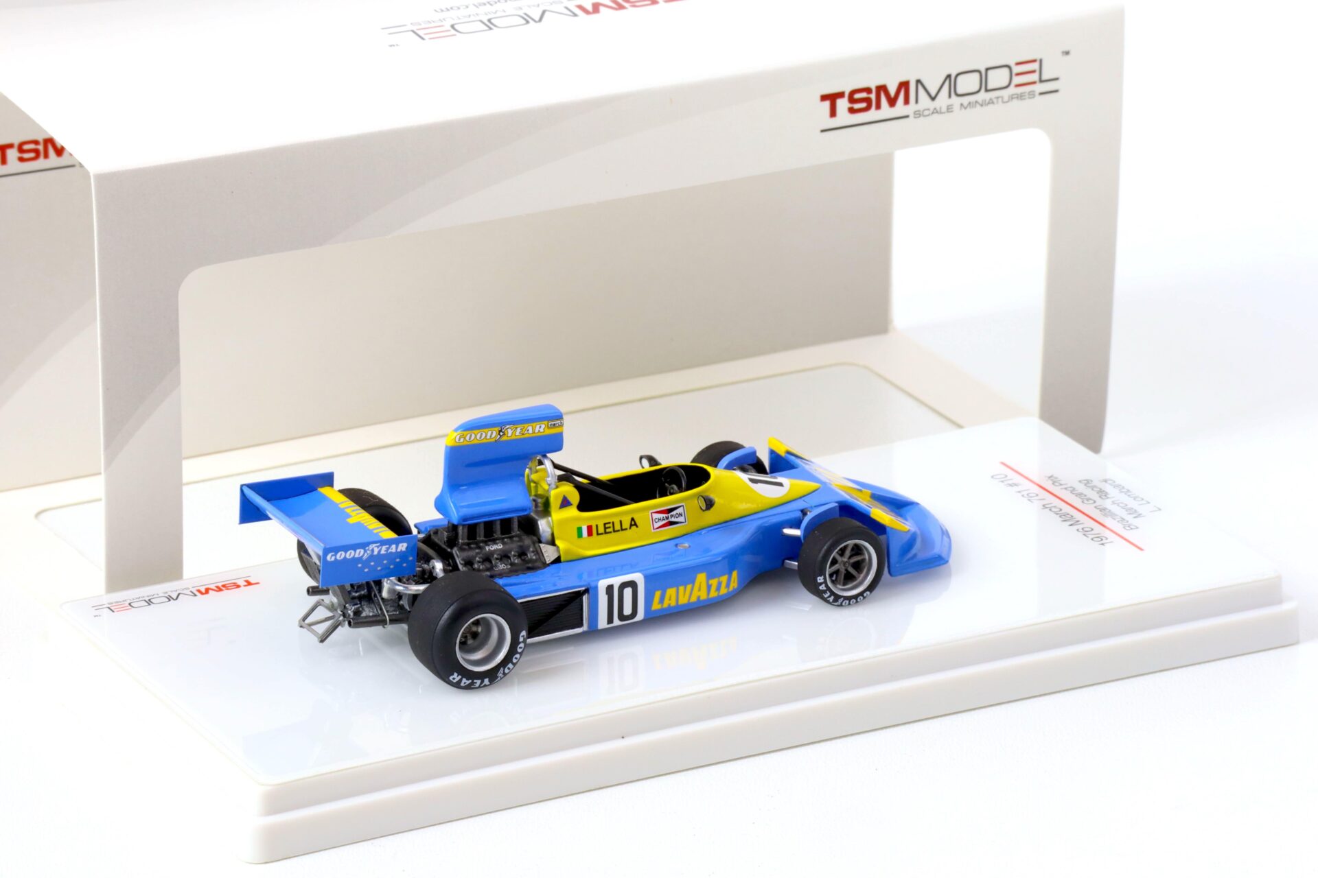 1:43 TSM 1976 March 761 Brazillian GP Grand Prix #10 March Racing L. Lombardi
