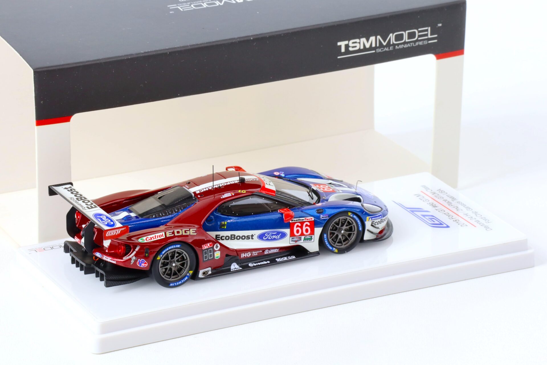 1:43 TSM 2018 Ford GT #66 GTLM Daytona 24h - 2nd Place GTLM Hand/ Müller