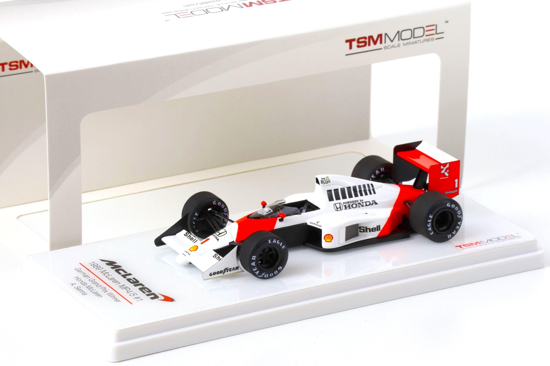 ID 69385 orig.jpg 1:43 TSM 1989 McLaren MP4/5 German Grand Prix GP #1 Winner A.Senna