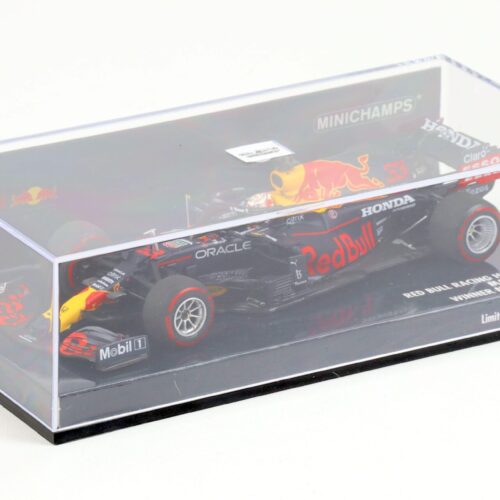 1:43 Minichamps RED BULL Racing F1 Honda RB16B Max Verstappen Monaco GP 2021