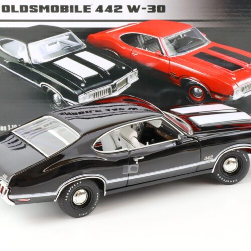 1:18 ACME 1970 Oldsmobile 442 W-30 Coupe black/ white