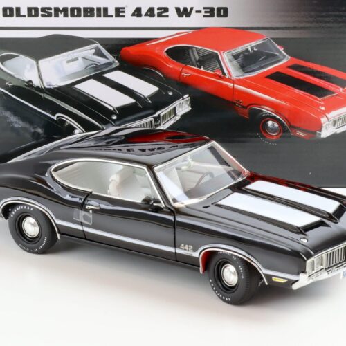 1:18 ACME 1970 Oldsmobile 442 W-30 Coupe black/ white