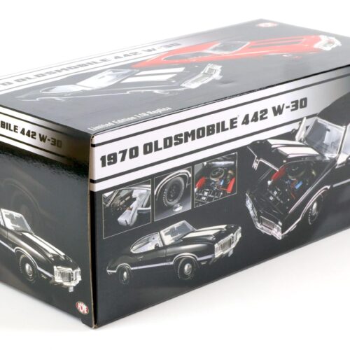 1:18 ACME 1970 Oldsmobile 442 W-30 Coupe black/ white