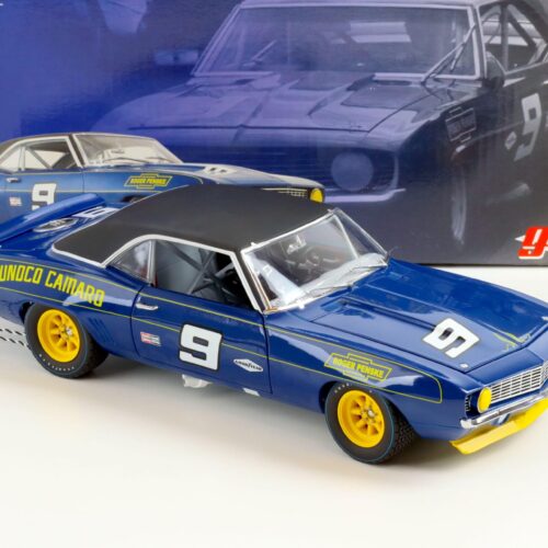 1:18 GMP 1969 Chevrolet Camaro Coupe SUNOCO CAMARO Penske #9 blue