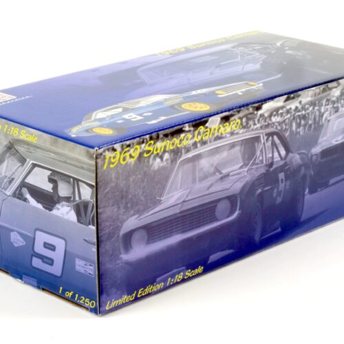 1:18 GMP 1969 Chevrolet Camaro Coupe SUNOCO CAMARO Penske #9 blue