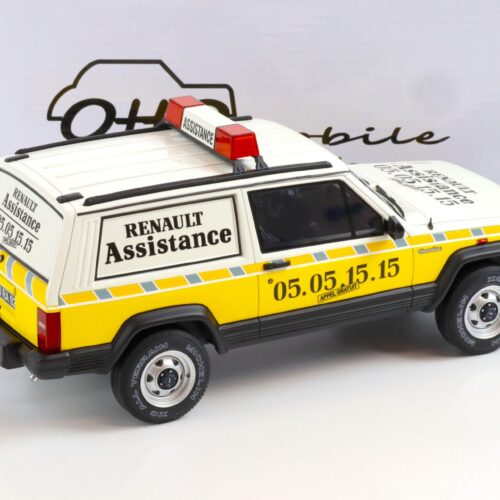 1:18 OTTO mobile OT939 Jeep Cherokee Renault Assistance white/ yellow 1989