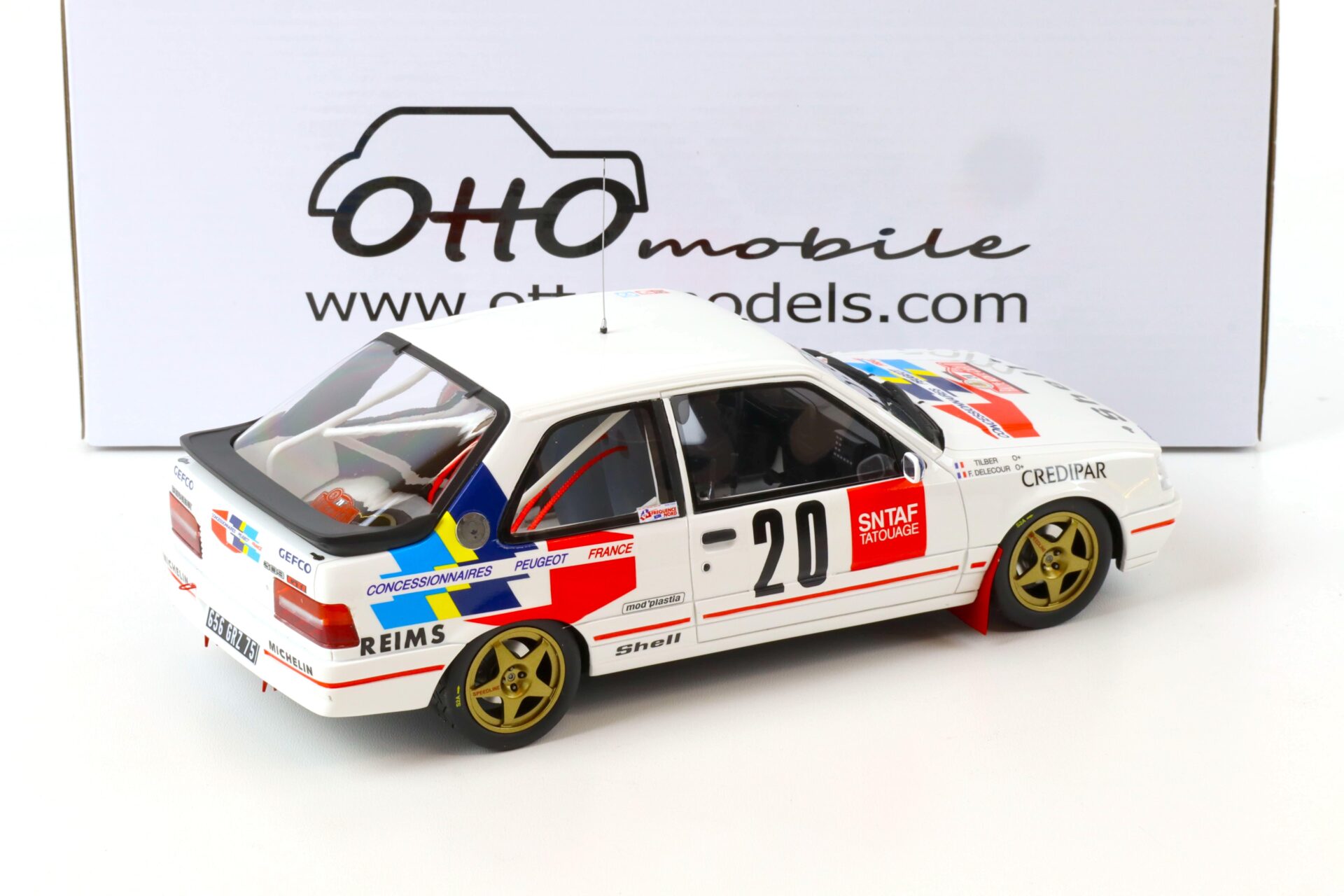 1:18 OTTO mobile OT943 Peugeot 309 GR A Rallye Monte Carlo 1990 Delecour #20