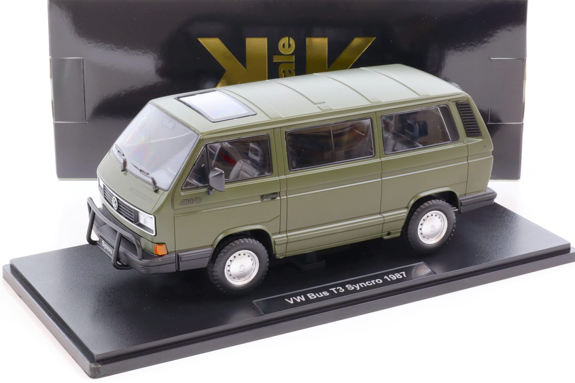 1:18 KK-Scale VW T3 Bus Syncro 1987 matt olive green