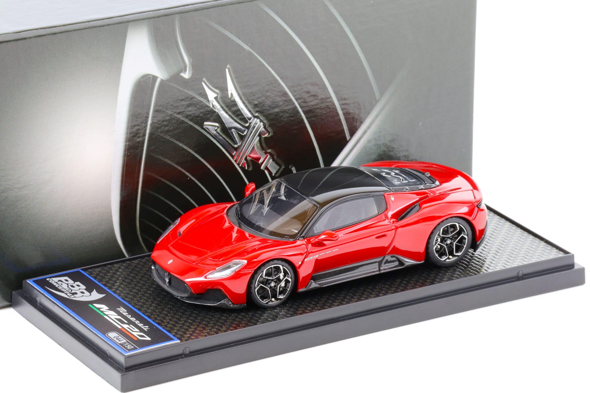 1:43 BBR Maserati MC20 Rosso Vincente red 2020 - Limited 150 pcs.