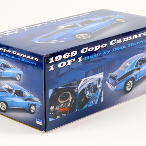 1:18 ACME 1969 Chevrolet COPO Camaro Coupe 1 of 1 by Dick Harrell blue metallic
