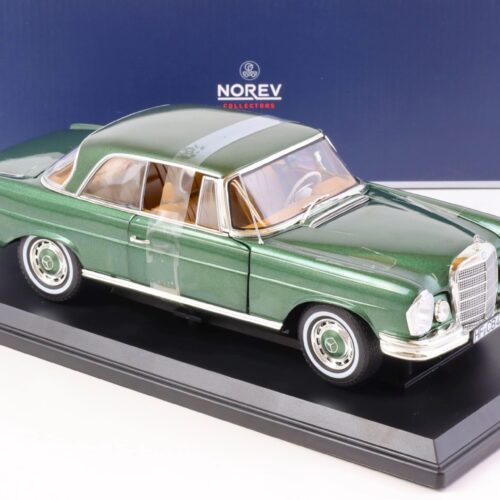 1:18 Norev Mercedes 250 SE Coupe W111 green metallic 1969 - Limited 1000 pcs.