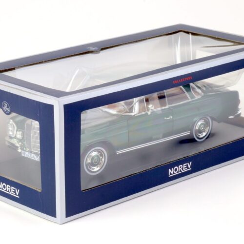1:18 Norev Mercedes 250 SE Coupe W111 green metallic 1969 - Limited 1000 pcs.