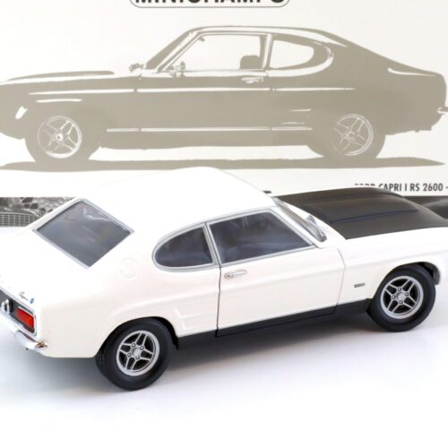 1:18 Minichamps Ford Capri I RS 2600 white/ black 1970