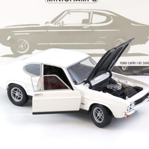 1:18 Minichamps Ford Capri I RS 2600 white/ black 1970