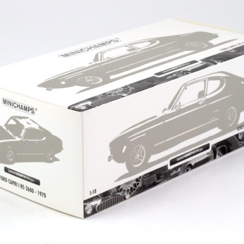 1:18 Minichamps Ford Capri I RS 2600 white/ black 1970