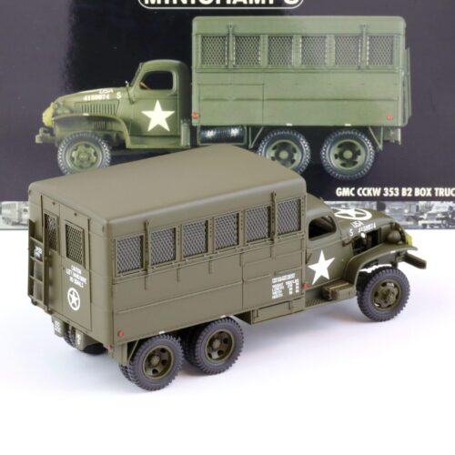 1:35 Minichamps GMC CCKW 353 B2 Box Truck 1943 Military green