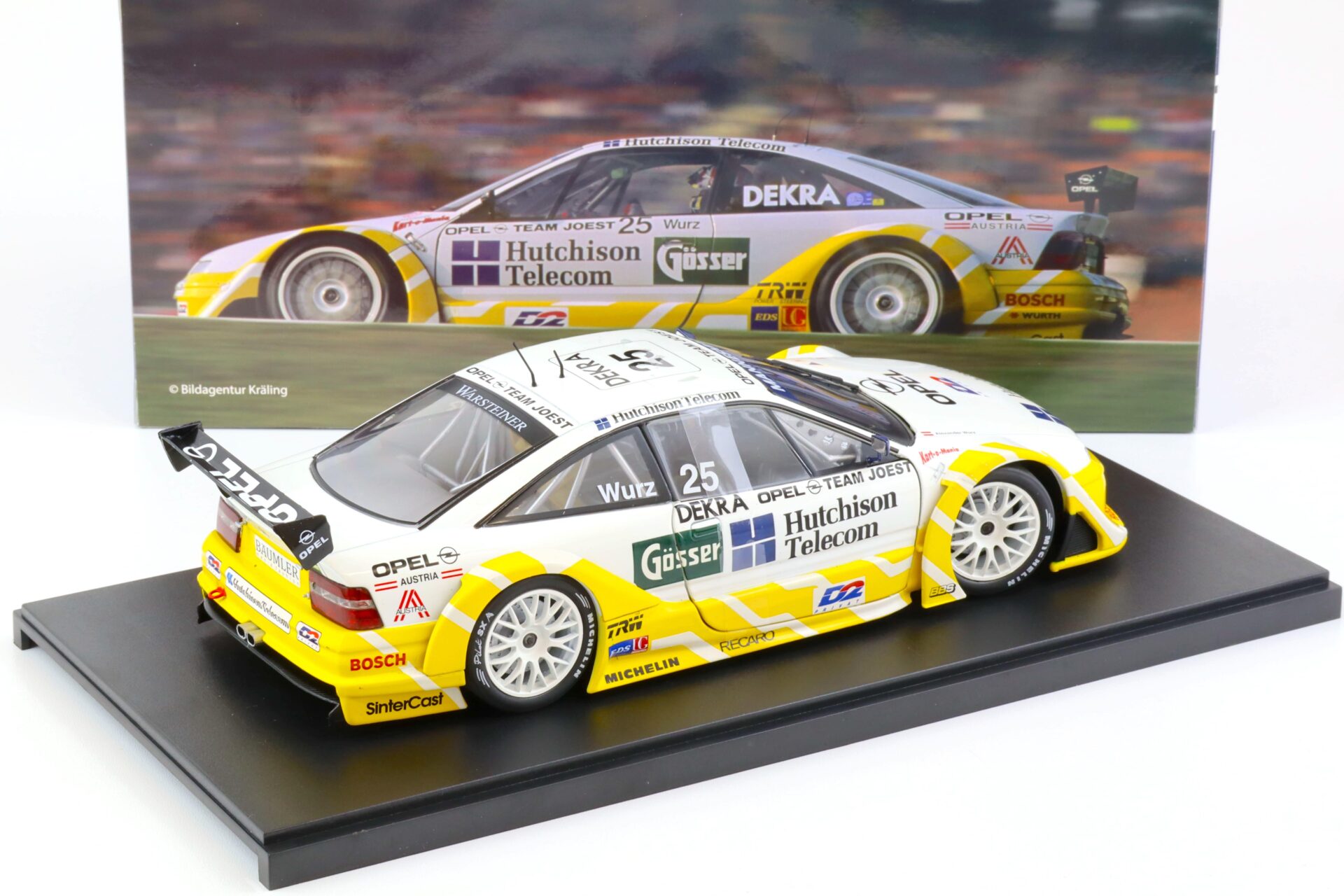 1:18 WERK83 Opel Calibra V6 4x4 Joest Racing DTM/ ITC 1996 Alexander Wurz #25