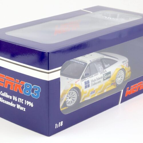 1:18 WERK83 Opel Calibra V6 4x4 Joest Racing DTM/ ITC 1996 Alexander Wurz #25
