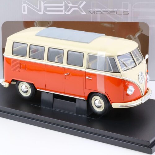 1:18 Welly NEX 1963 Volkswagen VW T1 Bus red/ beige