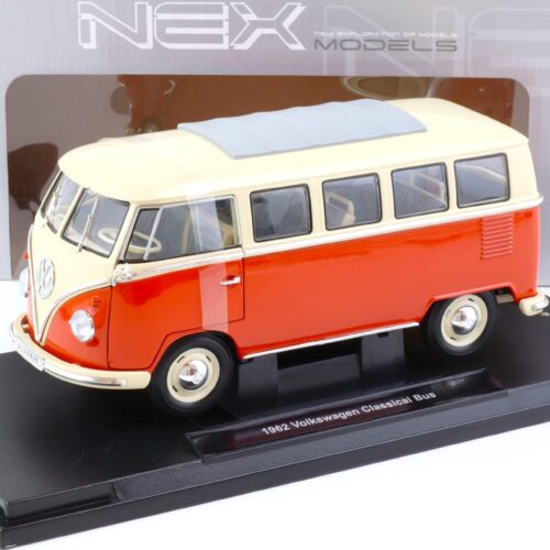 1:18 Welly NEX 1963 Volkswagen VW T1 Bus red/ beige