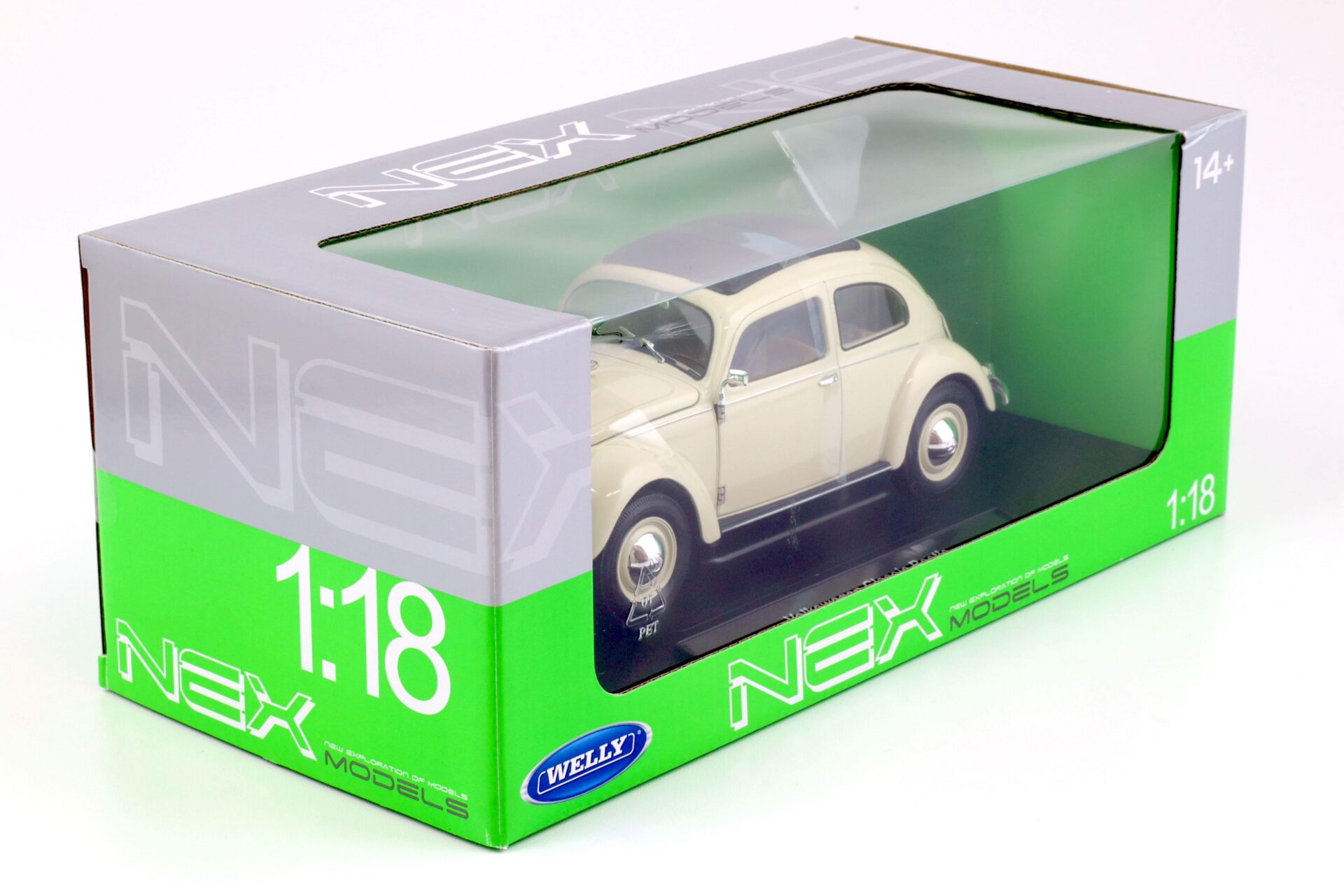 1:18 Welly 1950 VW Volkswagen Käfer Classic Beetle beige