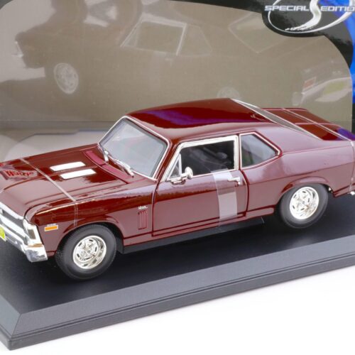 1:18 Maisto 1970 Chevrolet Nova SS Coupe dark red