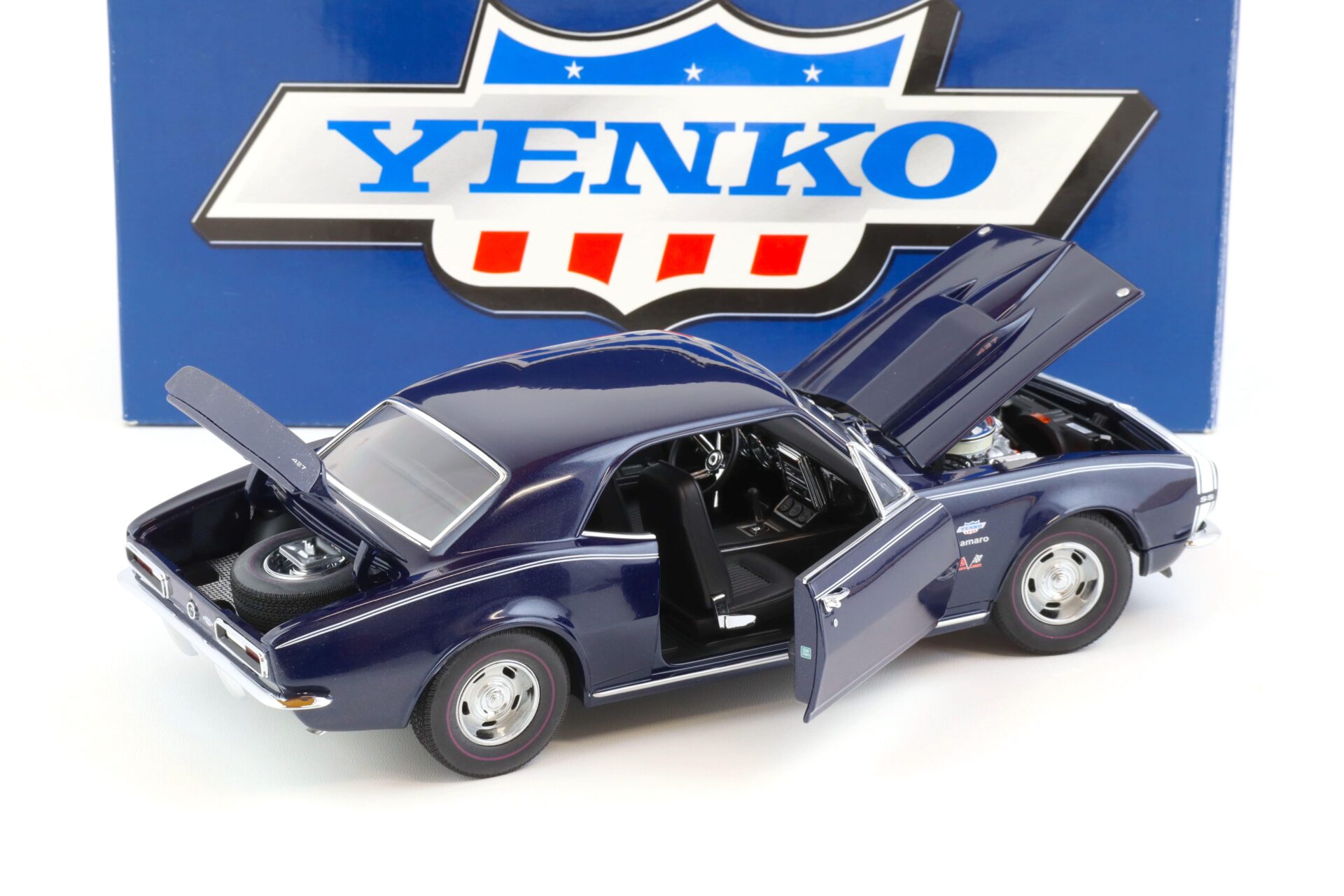1:18 Exact Detail 1967 Chevrolet Camaro SS 427 Yenko Coupe dark blue