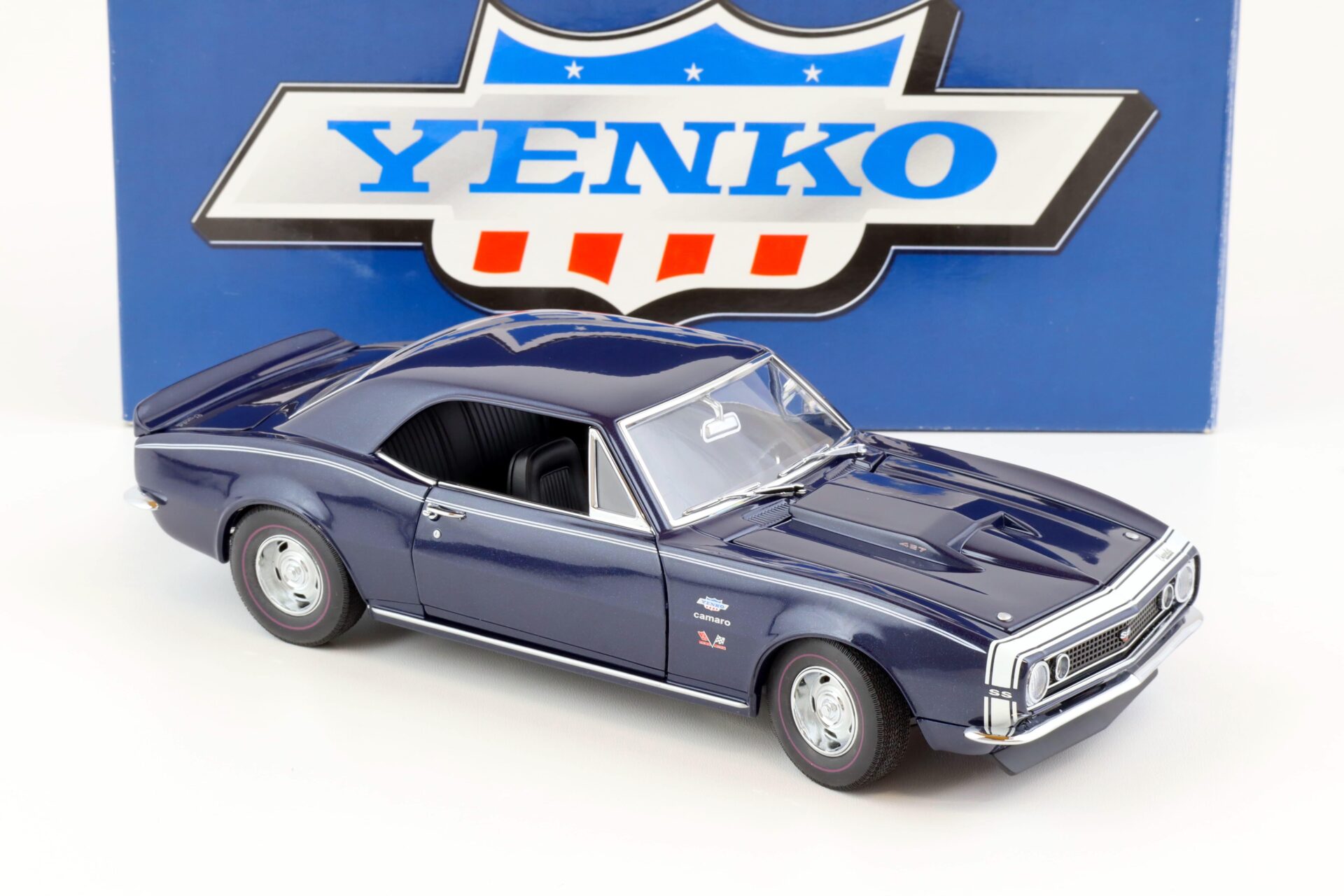 1:18 Exact Detail 1967 Chevrolet Camaro SS 427 Yenko Coupe dark blue