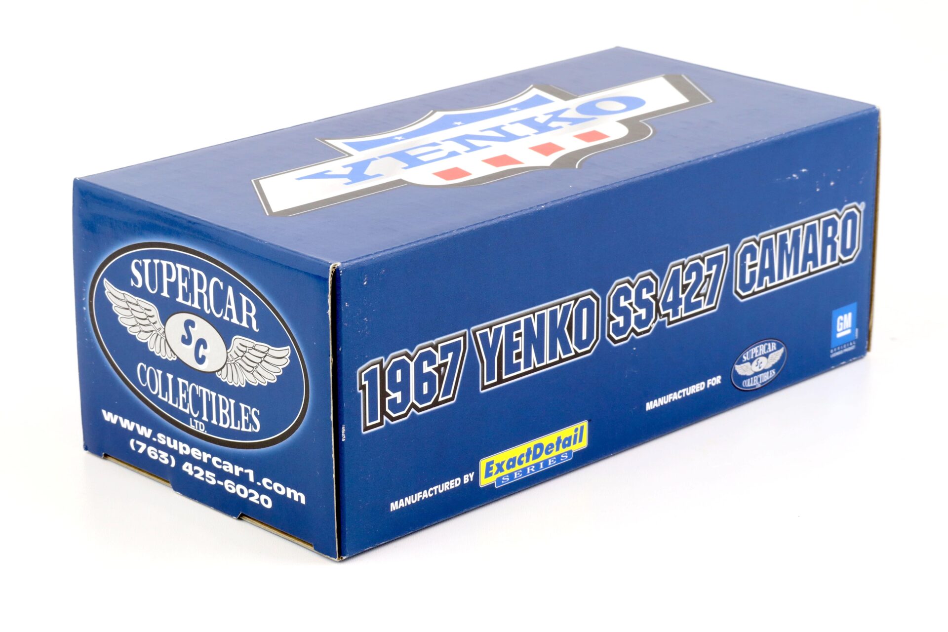 1:18 Exact Detail 1967 Chevrolet Camaro SS 427 Yenko Coupe dark blue