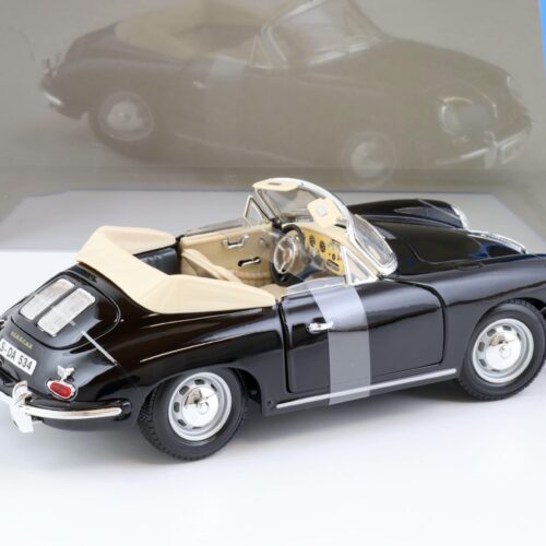 1:18 Bburago Porsche 356B Cabriolet 1961 black