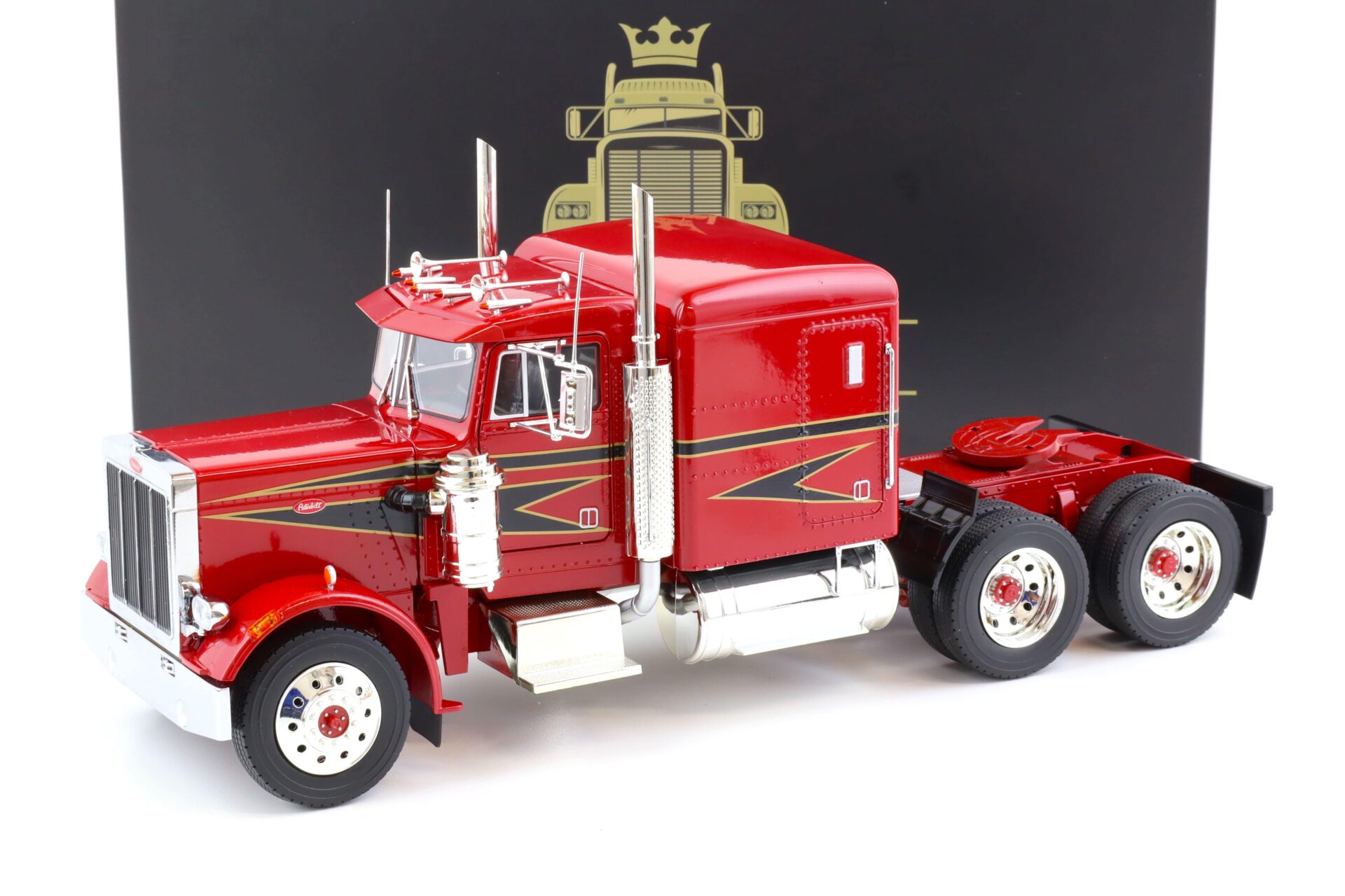 1:18 Road Kings LKW Peterbilt 359 SZM 1967 red/ black