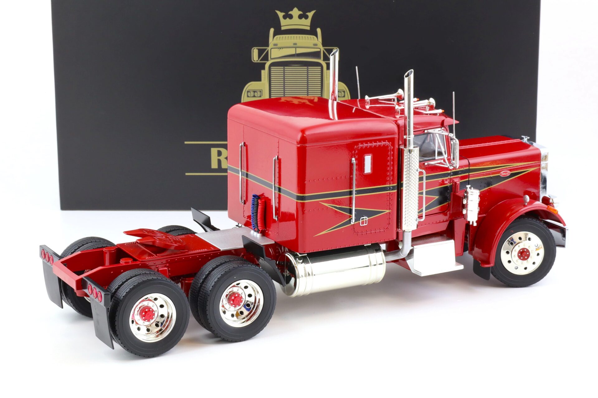 1:18 Road Kings LKW Peterbilt 359 SZM 1967 red/ black
