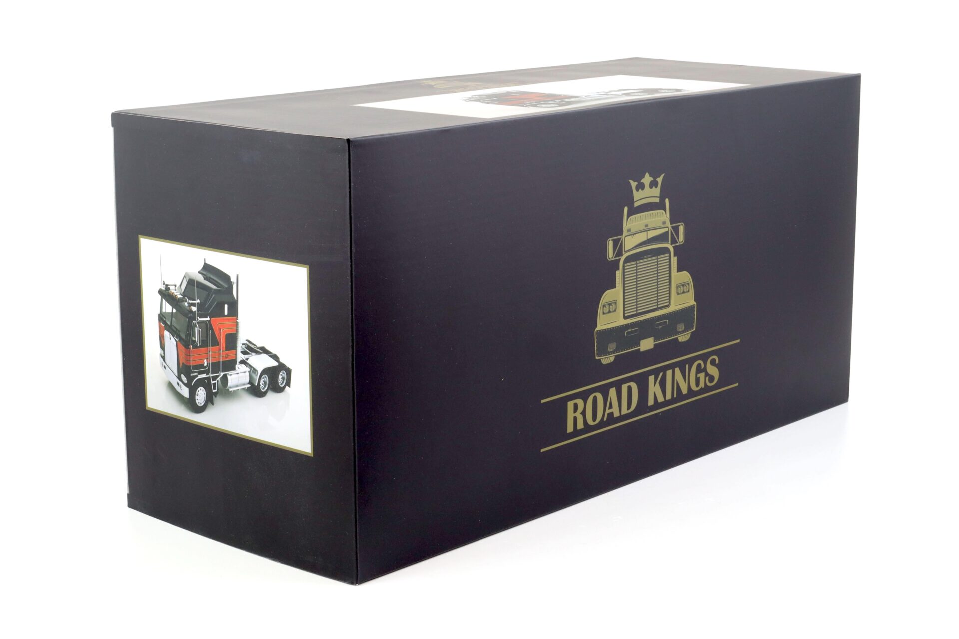 1:18 Road Kings LKW Kenworth K100 Aerodyne 1976 black/ red