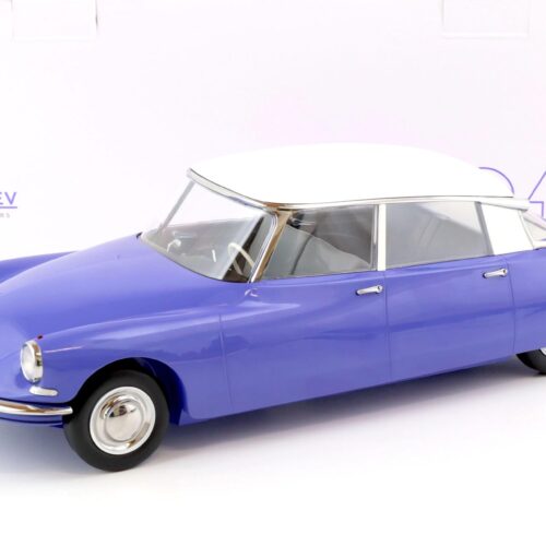 1:12 Norev Citroen DS 19 Bleu Delphinium blue & Blanc white 1959