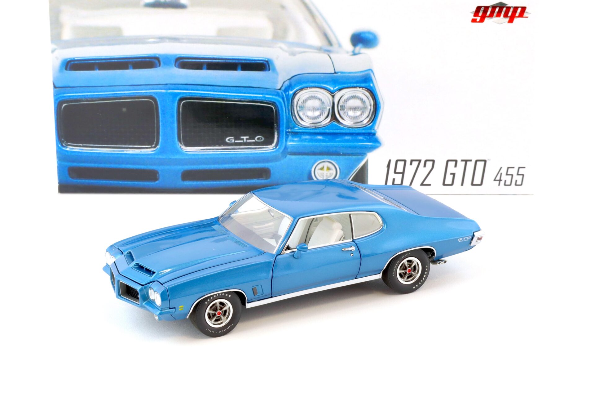 ID 70854 orig 1.jpg 1:24 GMP 1972 Pontiac GTO 455 Coupe blue metallic G2401203
