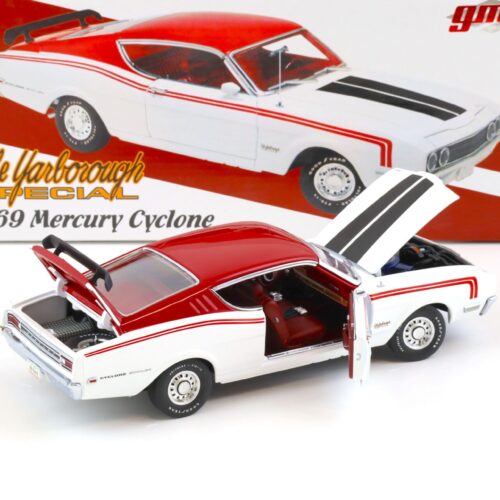 1:24 GMP 1969 Mercury Cyclone Coupe Cale Yarborough Special white/ red