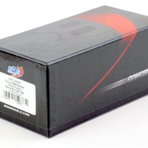 1:43 BBR Ferrari SF90 Spider Pack Fiorano black matt DS 1250 - Limited Edition 32 pcs.