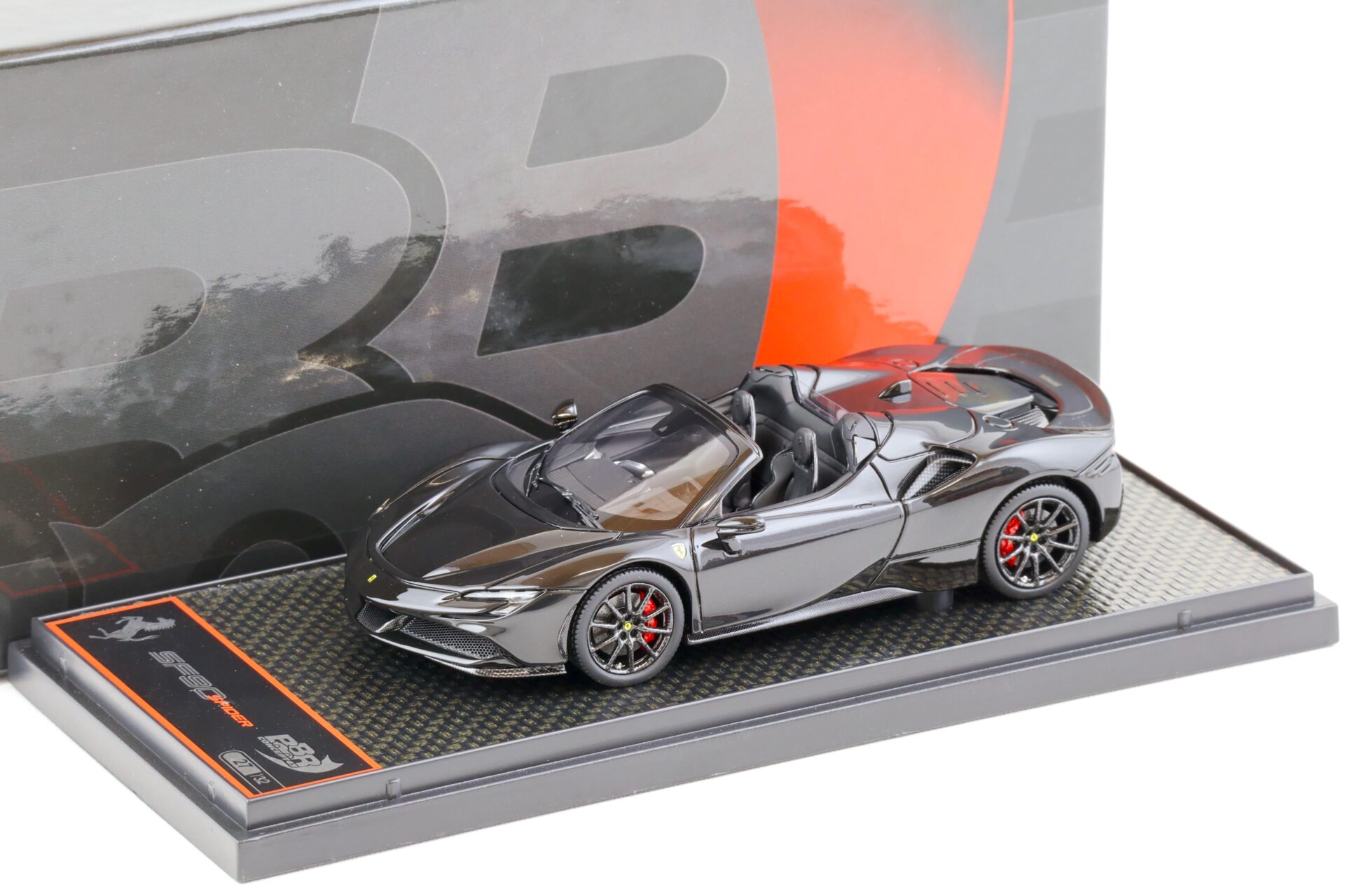 ID 70881 orig.jpg 1:43 BBR Ferrari SF90 Spider Pack Fiorano black DS 1250 - Limited Edition 32 pcs.