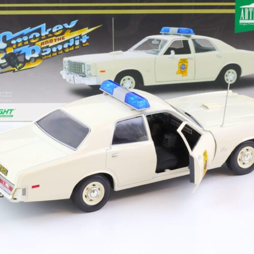 1:18 Greenlight 1975 Plymouth Fury Mississippi Highway Patrol SMOKEY & BANDIT